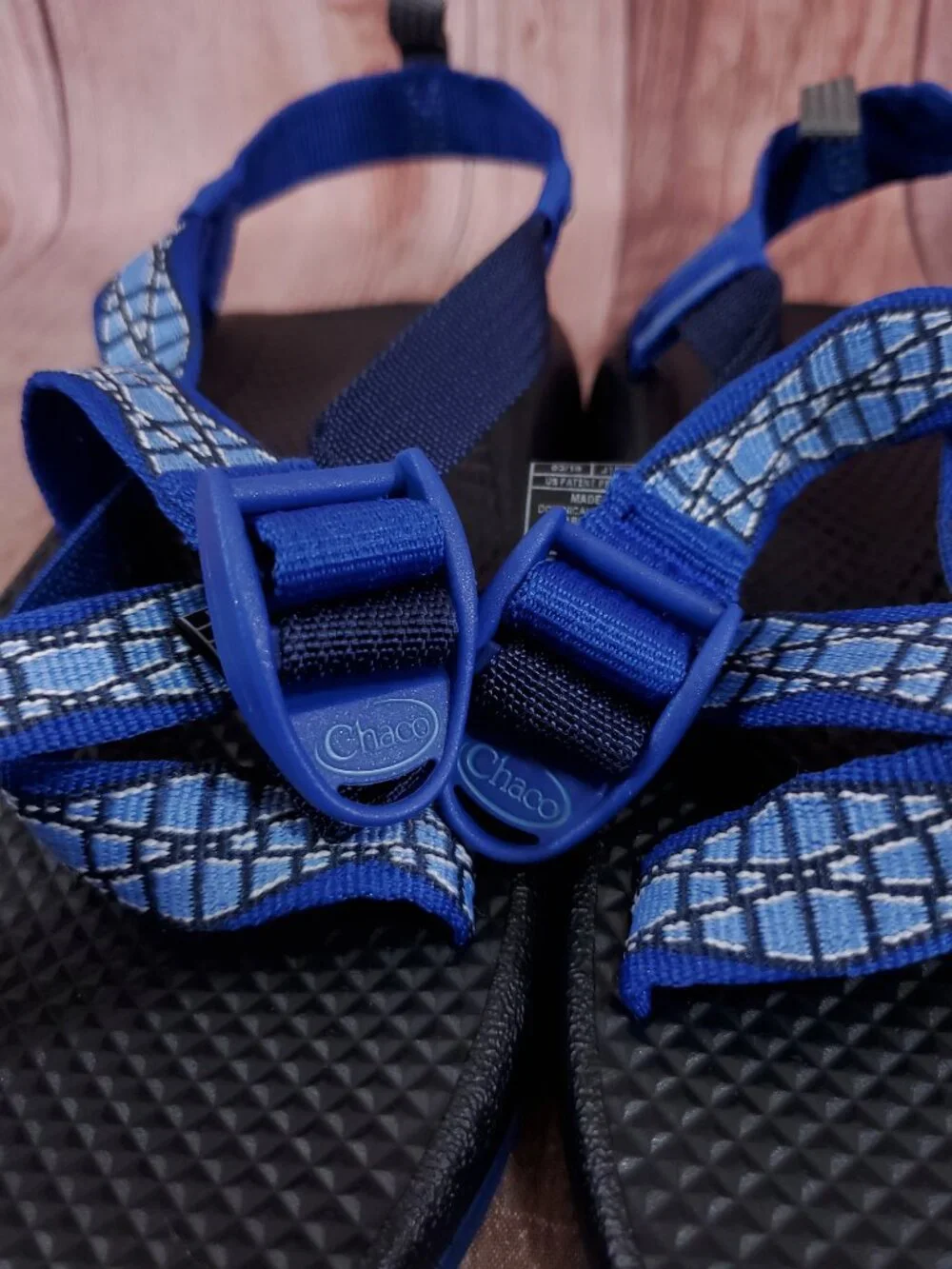 Chaco Kids Size 6 Z/1 Ecotread Swell Eclipse Sandals Blue Strappy Water Shoes